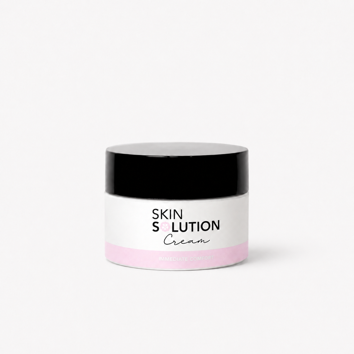 Beautyka Skin Solution Cream jar on a light gray background.