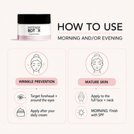 How to use Beautyka Intense Botox Cream for wrinkle prevention and mature skin.