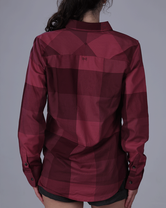 Under Armour Red Checkered Training Tank