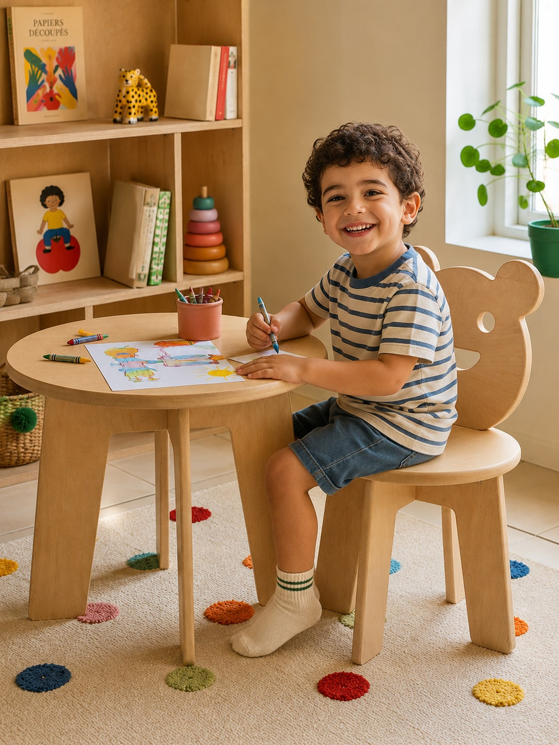 Ghúrfa Table & 2 Chairs Set Fauna (Delivered in up to 14 days)