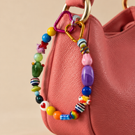 Yellow Elephant Happy Hooked Bag Charm
