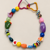 Yellow Elephant Happy Hooked Bag Charm