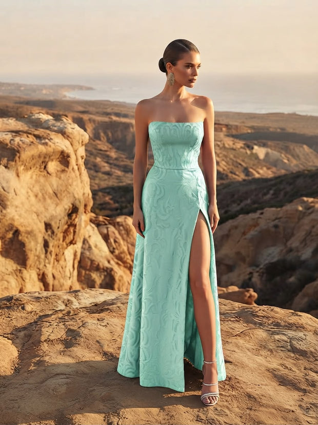 Rafelli Floral Corset Maxi Dress