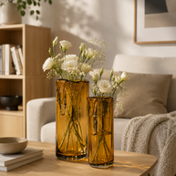 Tati deco Murano glass honey design big