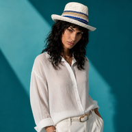 Tendresse Boutique White Straw Hat
