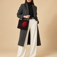 J circle Flamea Wet-Felted Bag