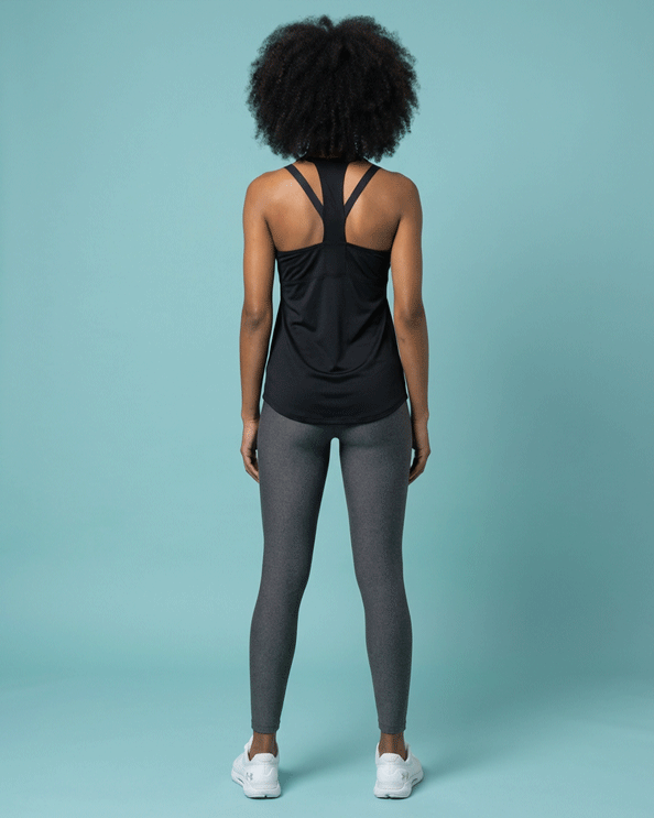 Under Armour Black Open-Back Training Tank