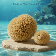 Beauty Potion Natural Sea Sponge - Rounded
