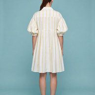 Tendresse Boutique White & Yellow Sequin Dress