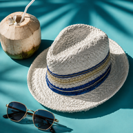 Tendresse Boutique White Straw Hat