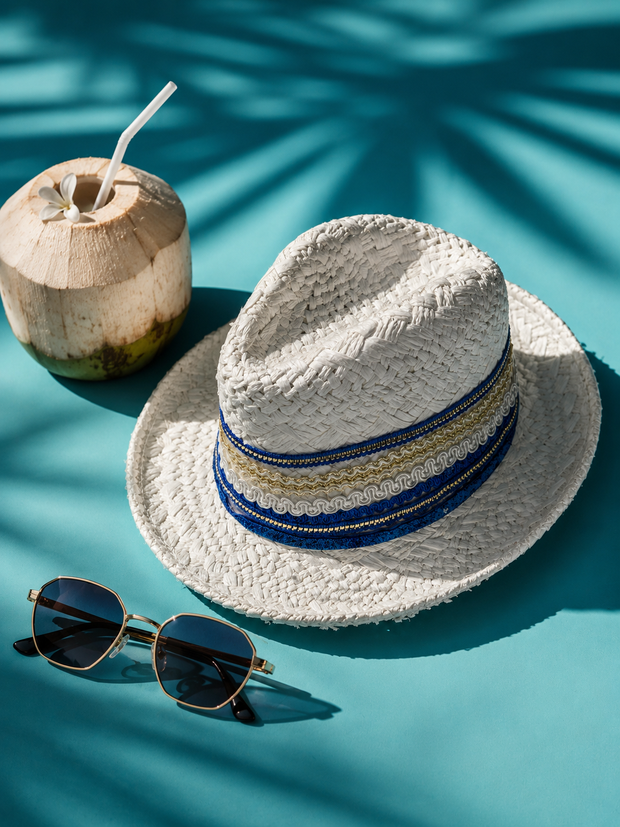 Tendresse Boutique White Straw Hat