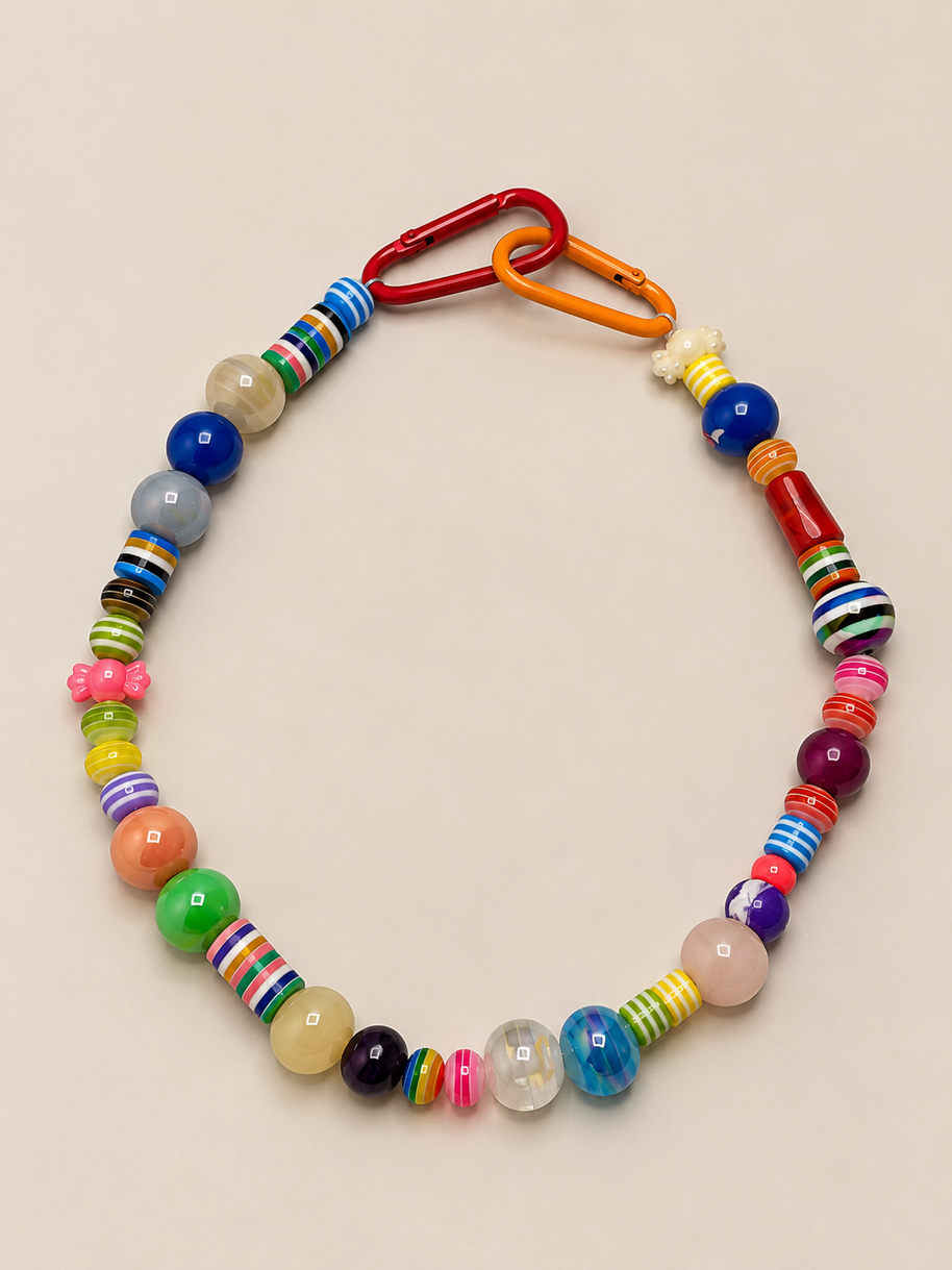 Yellow Elephant Candy Hoop Bag Charm