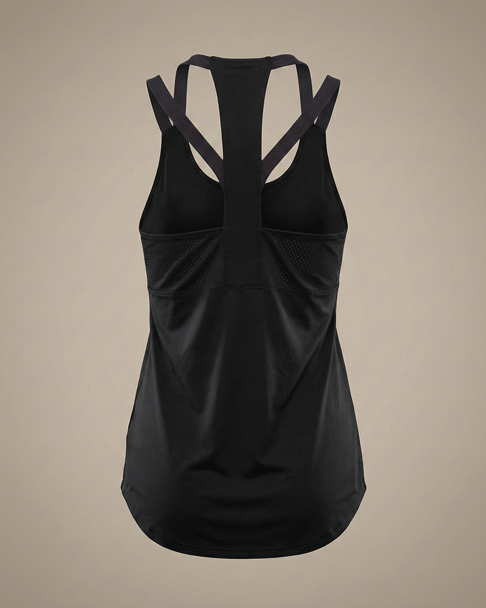 Under Armour-Shirt black open back