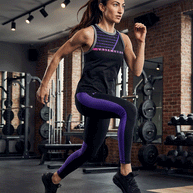 Under Armour Black, Grey & Pink Training Tank