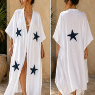 By Rita Raphael Navy Star Kaftan