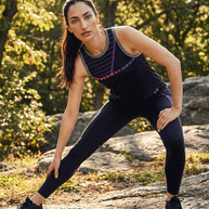 Under Armour Black, Grey & Pink Training Tank