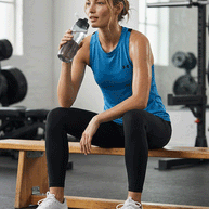 Under Armour Blue & Black Back-Strap Training Tank