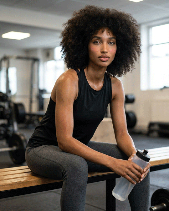 Under Armour-Shirt black open back