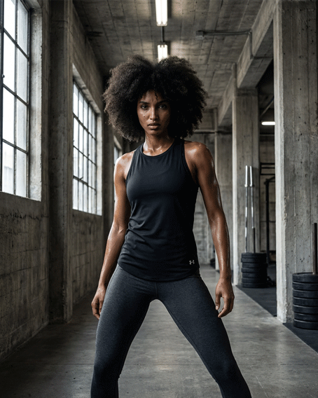 Under Armour Black Open-Back Training Tank