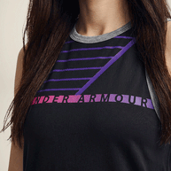 Under Armour Black, Grey & Pink Training Tank