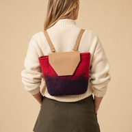 J circle Cerelia Wet-Felted Backpack