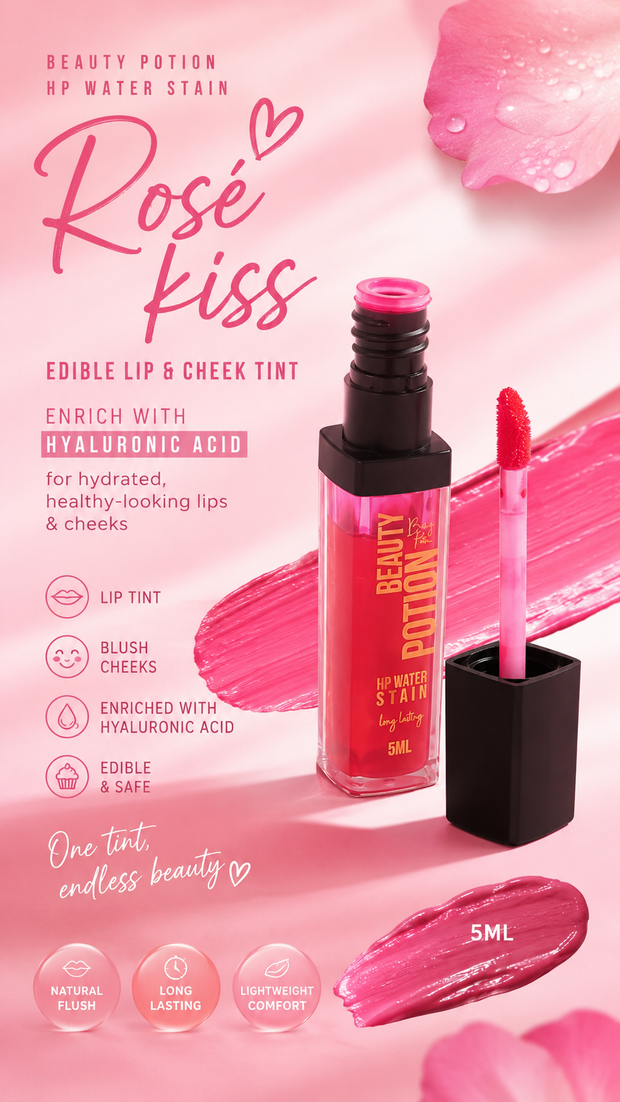 Rosé kiss Lip stain
