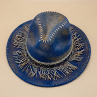 By Carmenzo indigo Crown Hat