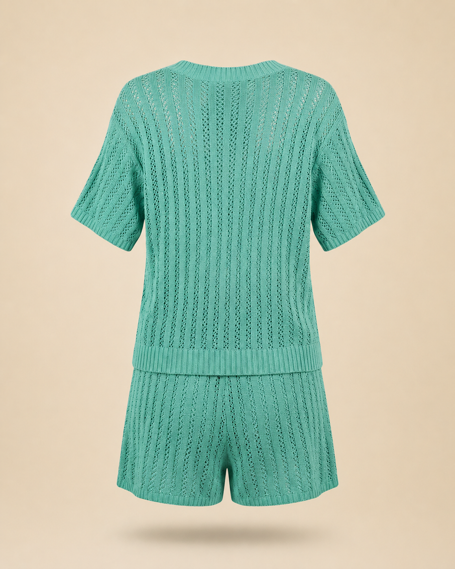 Tendresse Boutique Green Crochet Set