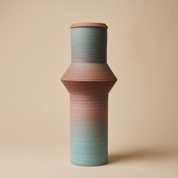 Tati deco Metal cylindre vase