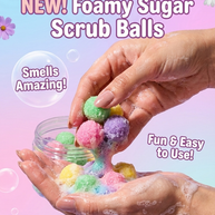 Beauty Potion Foamy Sugar Scrub Balls - Strawberry