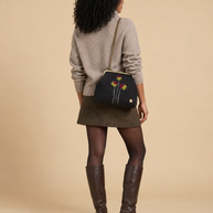 J circle Tulip Wet-Felted Clutch
