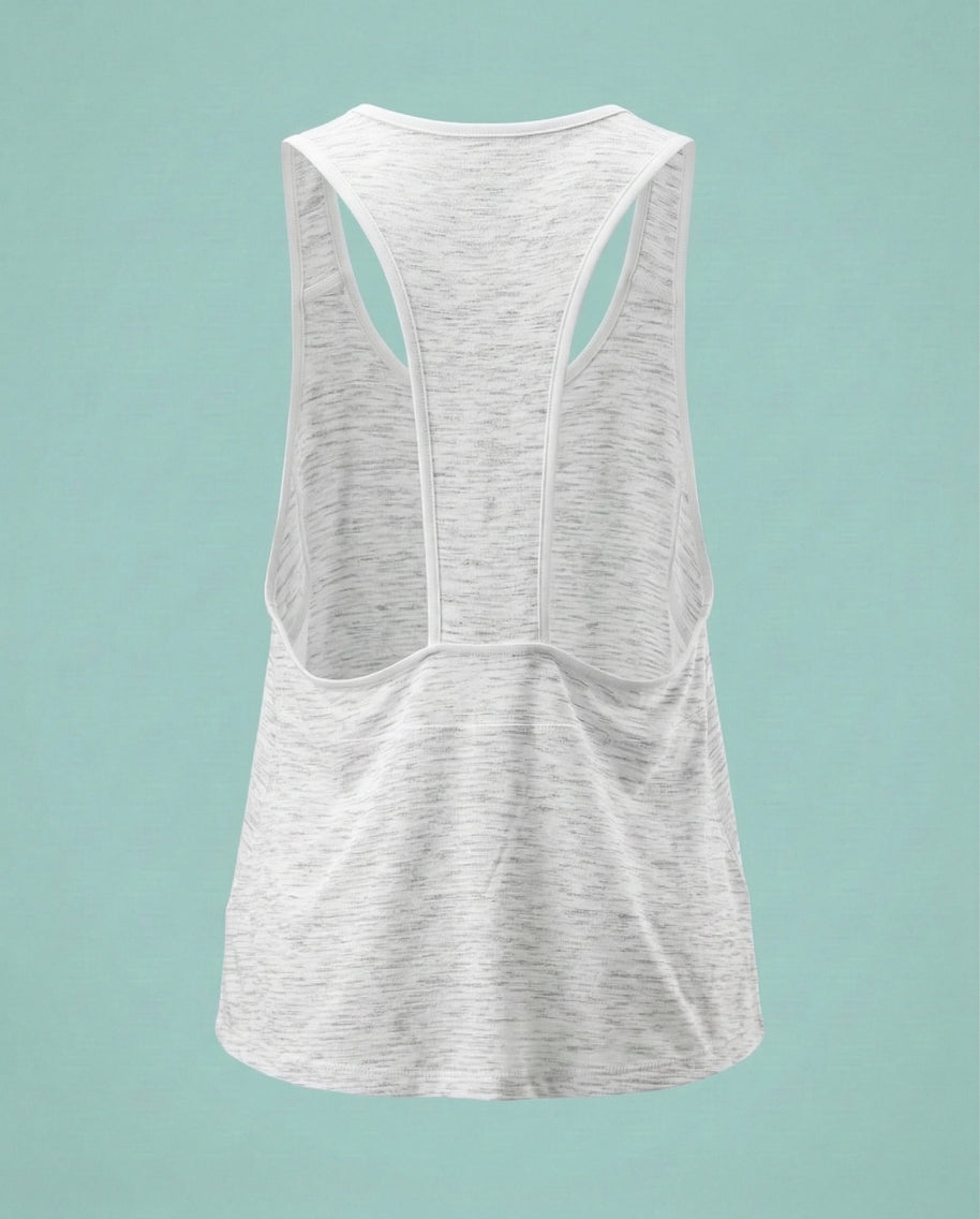 Under Armour White Open-Back T-Shirt