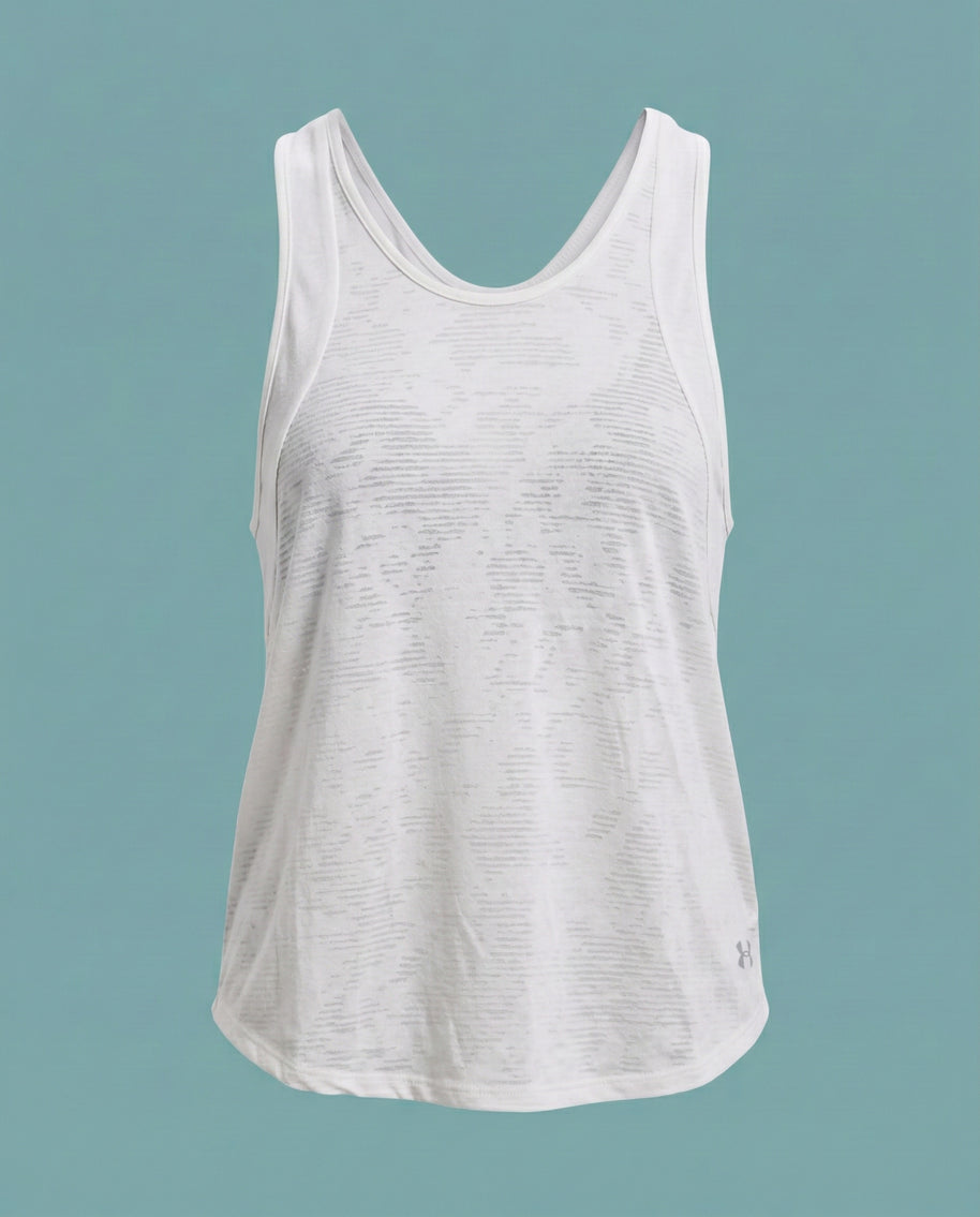 Under Armour White Open-Back T-Shirt