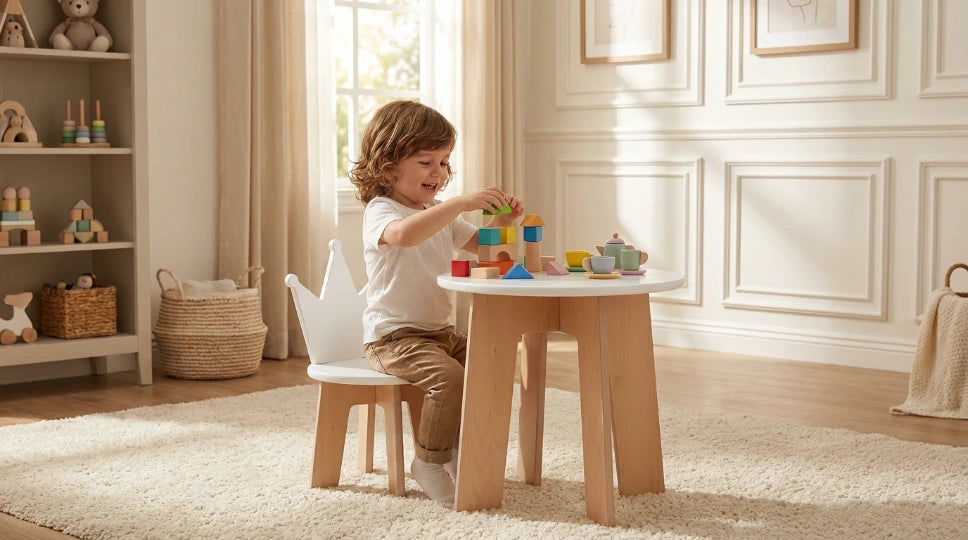 Ghúrfa Table & 1 Chair Set Snowa (Delivered in up to 14 days)
