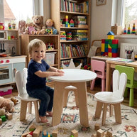 Ghúrfa Table & 1 Chair Set Snowa (Delivered in up to 14 days)