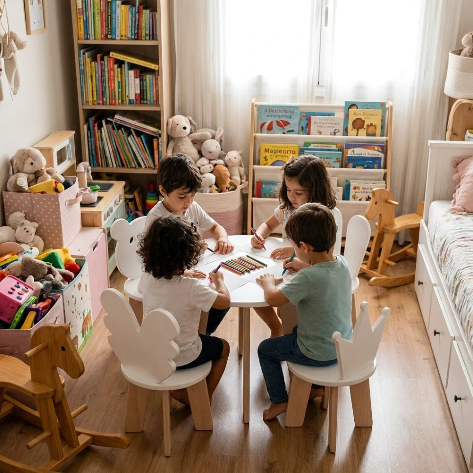 Ghúrfa Table & 1 Chair Set Snowa (Delivered in up to 14 days)