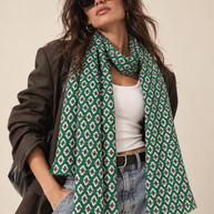 By Rita Raphael Printed Cotton Shawl