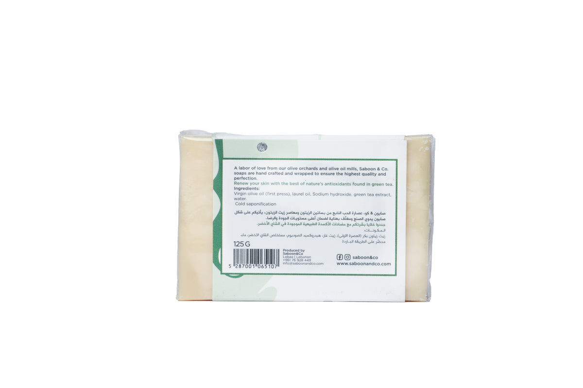 Saboon & Co Green Tea Olive Oil Soap Bar
