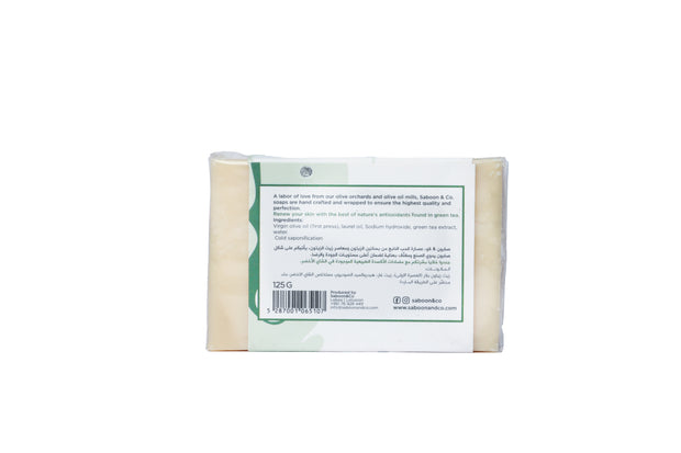 Saboon & Co Green Tea Olive Oil Soap Bar
