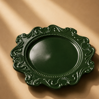 Antique Arch Handmade Unbreakable Cold Dessert Plates (Set of 6)