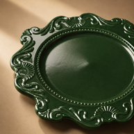 Antique Arch Handmade Unbreakable Cold Dessert Plates (Set of 6)