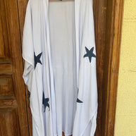 By Rita Raphael Navy Star Kaftan