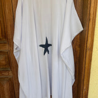 By Rita Raphael Navy Star Kaftan