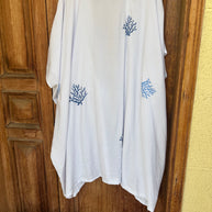 By Rita Raphael Coral Print Kaftan