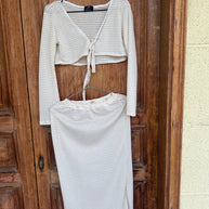 By Rita Raphael Beige Beach Set