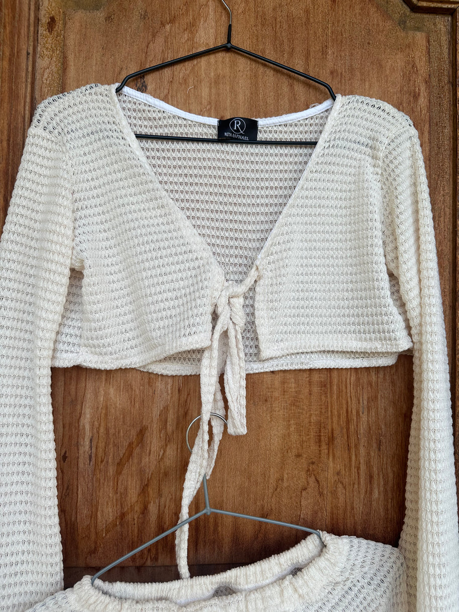 By Rita Raphael Beige Beach Set