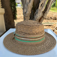 By Rita Raphael Camel Hamsa Straw Hat