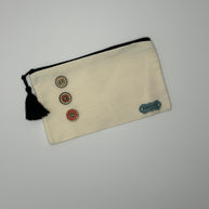 Hartouka Ivory Bloom Pouch