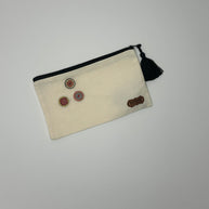 Hartouka Ivory Bloom Pouch