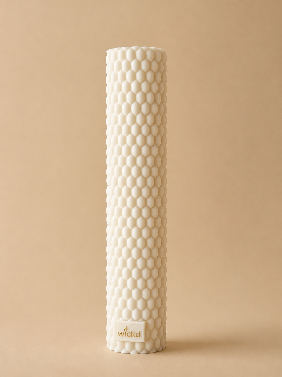 Wickd Candles Luna Pillar Candle